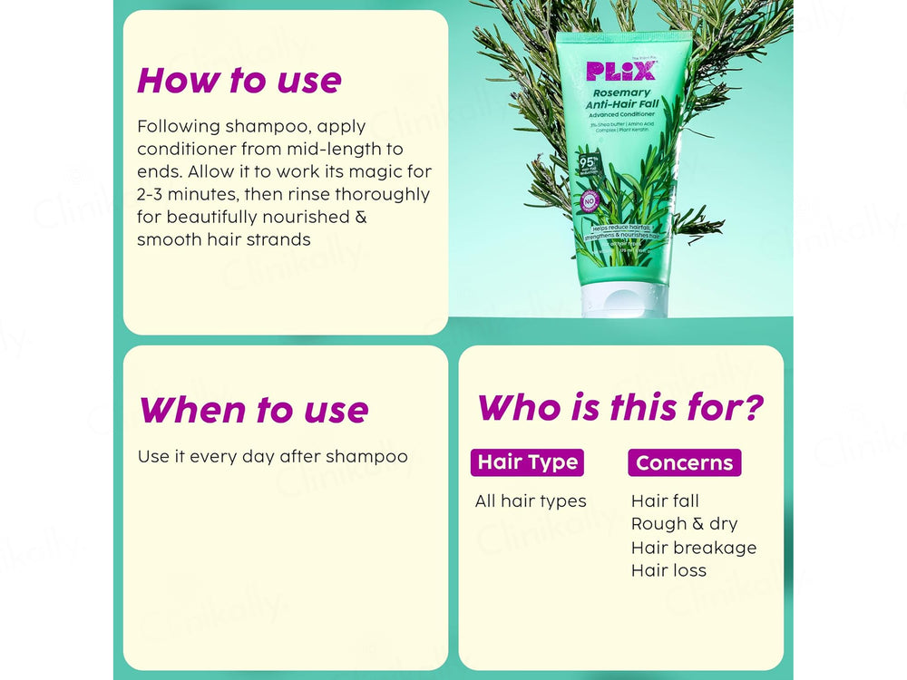 Plix Rosemary Anti-Hair Fall Advancved Conditioner