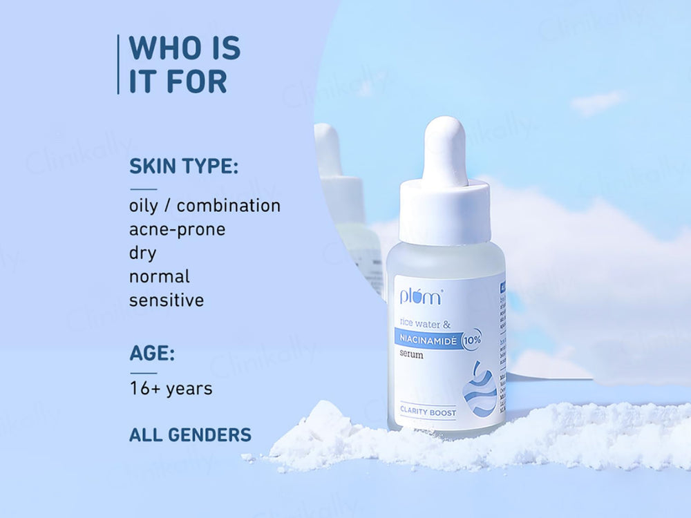 Plum 10% Niacinamide Clarity Boost Face Serum With Rice Water