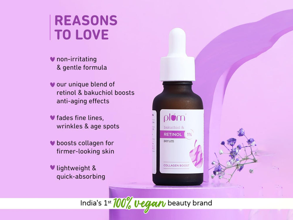 Plum 1% Retinol Collagen Boost Face Serum With Bakuchiol