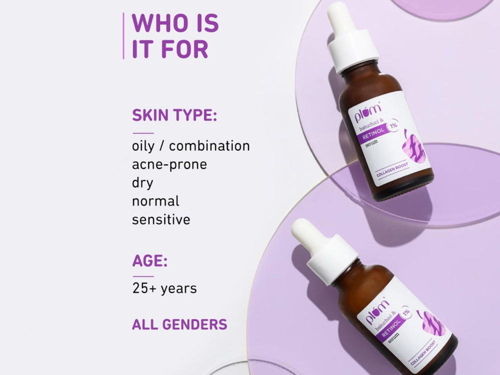Plum 1% Retinol Collagen Boost Face Serum With Bakuchiol