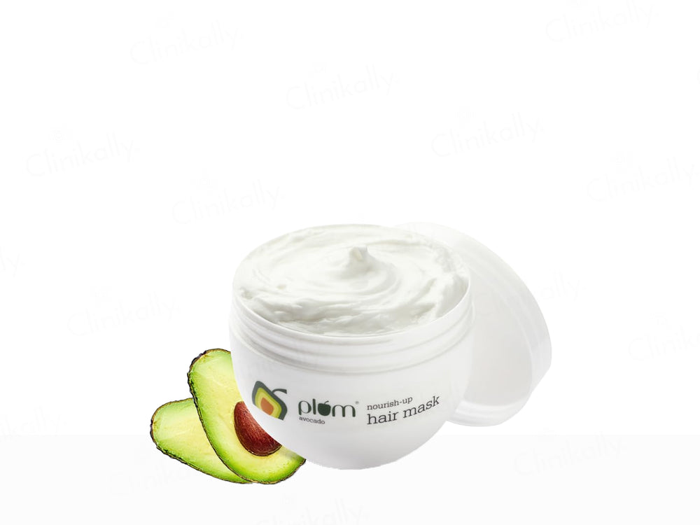 Plum Avocado Nourish-Up Hair Mask For Dry and Frizzy Hair