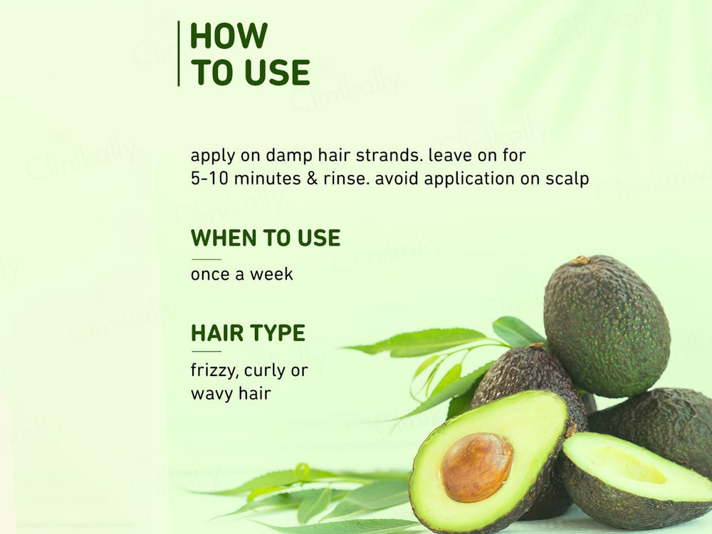 Plum Avocado Nourish-Up Hair Mask For Dry and Frizzy Hair