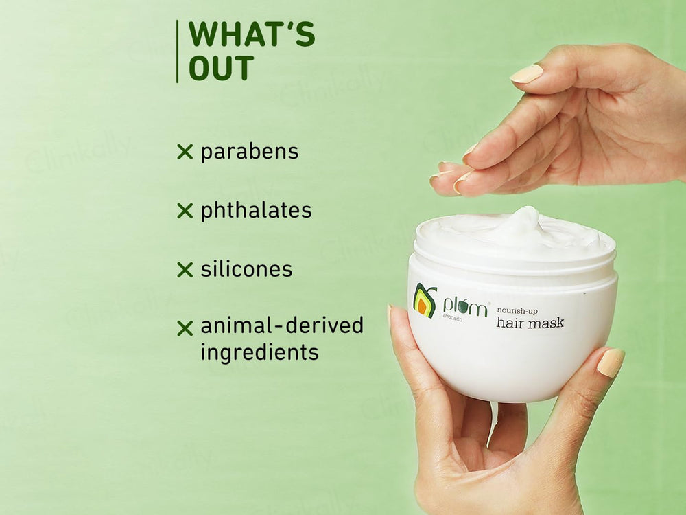 Plum Avocado Nourish-Up Hair Mask For Dry and Frizzy Hair