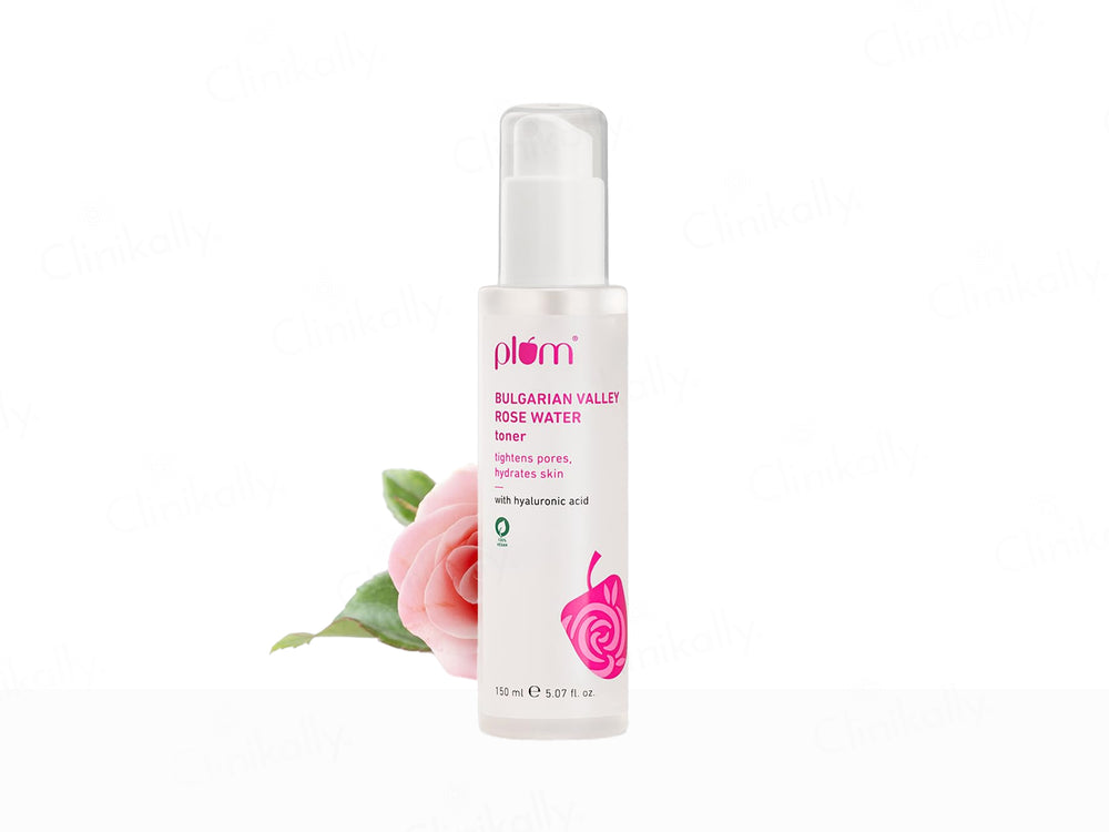 Plum Bulgarian Valley Rose Water Face Toner With Hyaluronic Acid