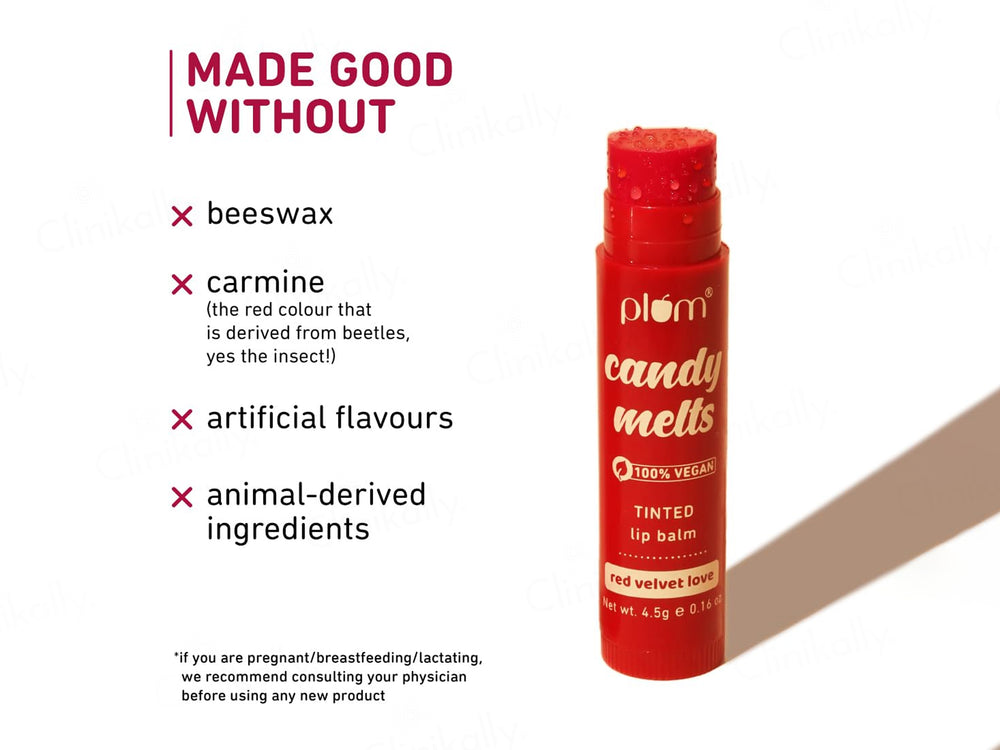 Plum Candy Melts Red Velvet Love Tinted Lip Balm