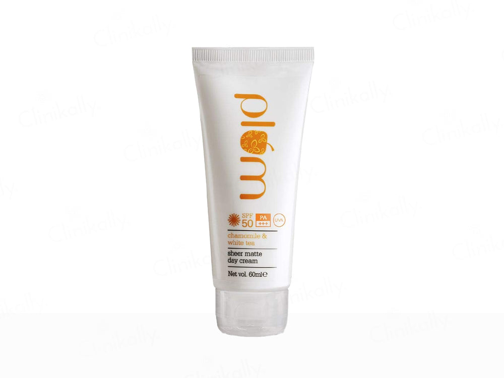 Plum Chamomile & White Tea Sheer Matte Day Cream Sunscreen SPF 50 PA+++