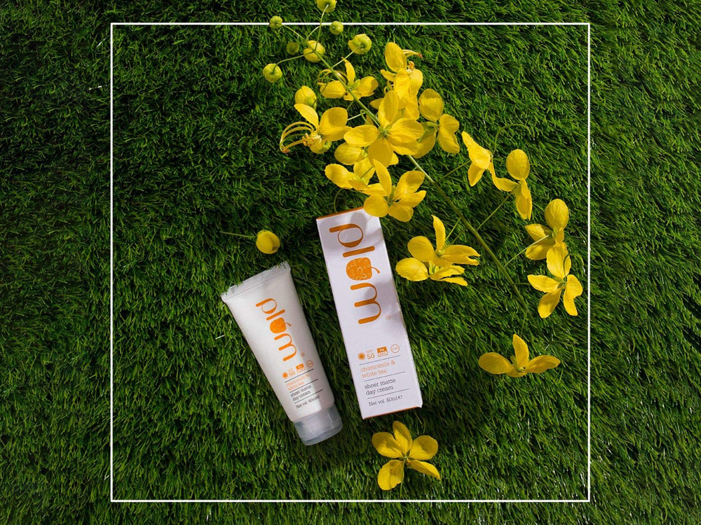 Plum Chamomile & White Tea Sheer Matte Day Cream Sunscreen SPF 50 PA+++