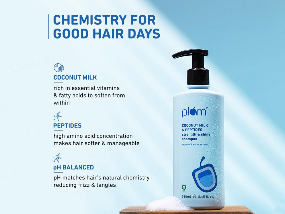 Plum Coconut Milk & Peptides Strength & Shine Shampoo