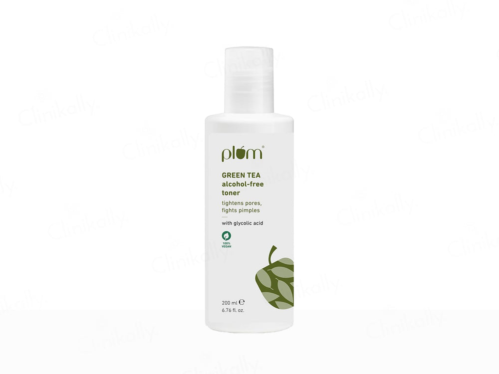 Plum Green Tea Alcohol-Free Face Toner With Glycolic Acid
