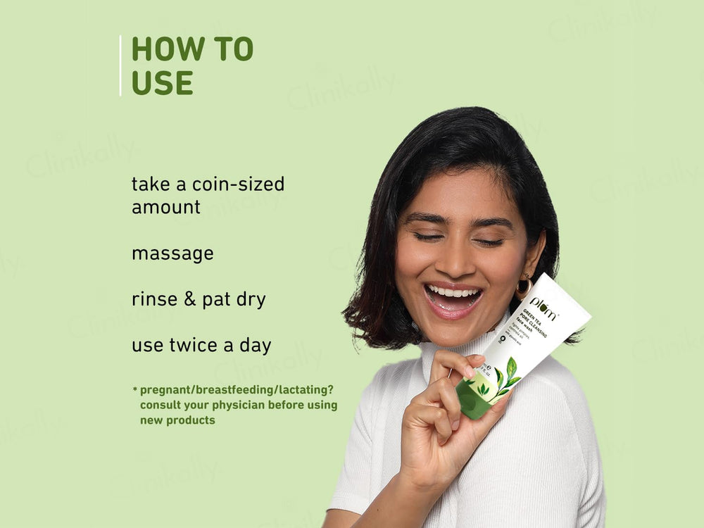 Plum Green Tea Pore Cleansing Face Wash With Glycolic Acid