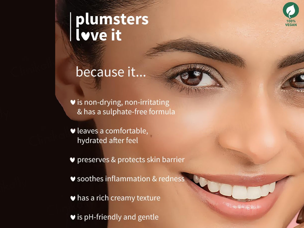 Plum Oat & 1% Ceramide Barrier Care Face Wash With Hyaluronic Acid & Betaine