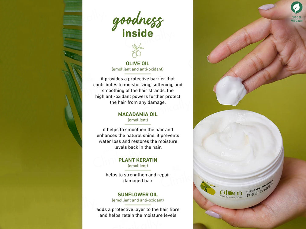 Plum Olive & Macadamia Mega Moisturizing Hair Mask