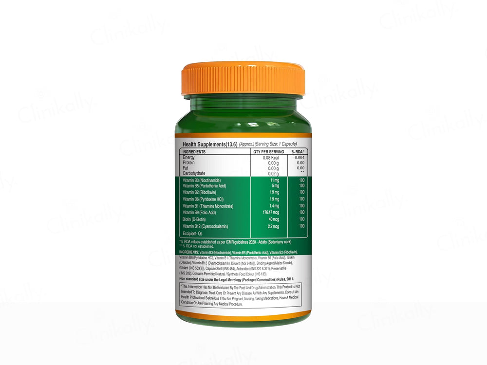 Pure Nutrition B-Complex Health Supplement Veg Tablet