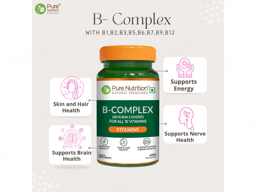 Pure Nutrition B-Complex Health Supplement Veg Tablet
