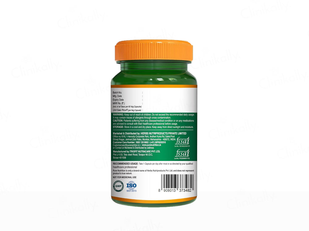 Pure Nutrition B-Complex Health Supplement Veg Tablet