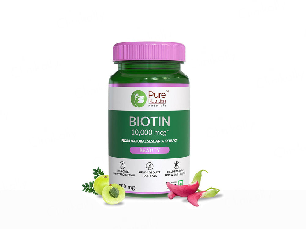 Pure Nutrition Biotin 10000mcg Veg Tablet
