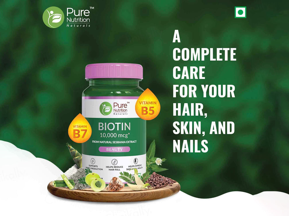 Pure Nutrition Biotin 10000mcg Veg Tablet