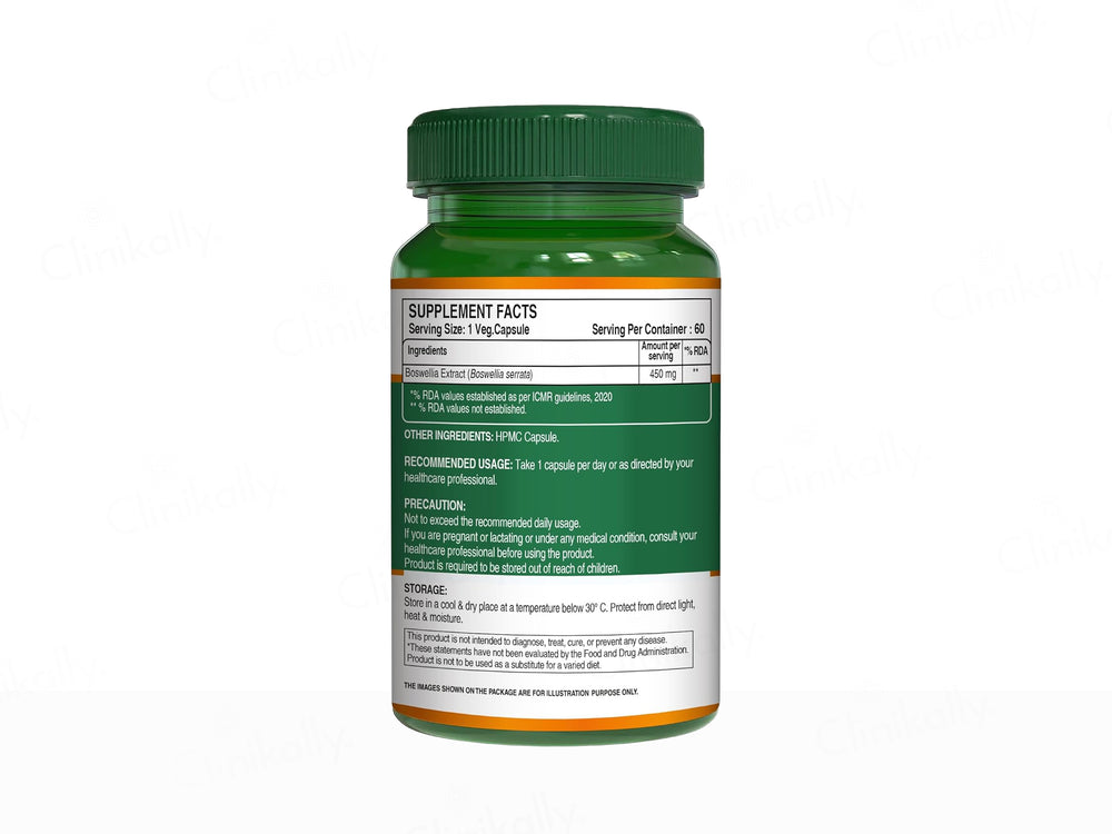 Pure Nutrition Boswellia Extract 450mg Veg Capsule