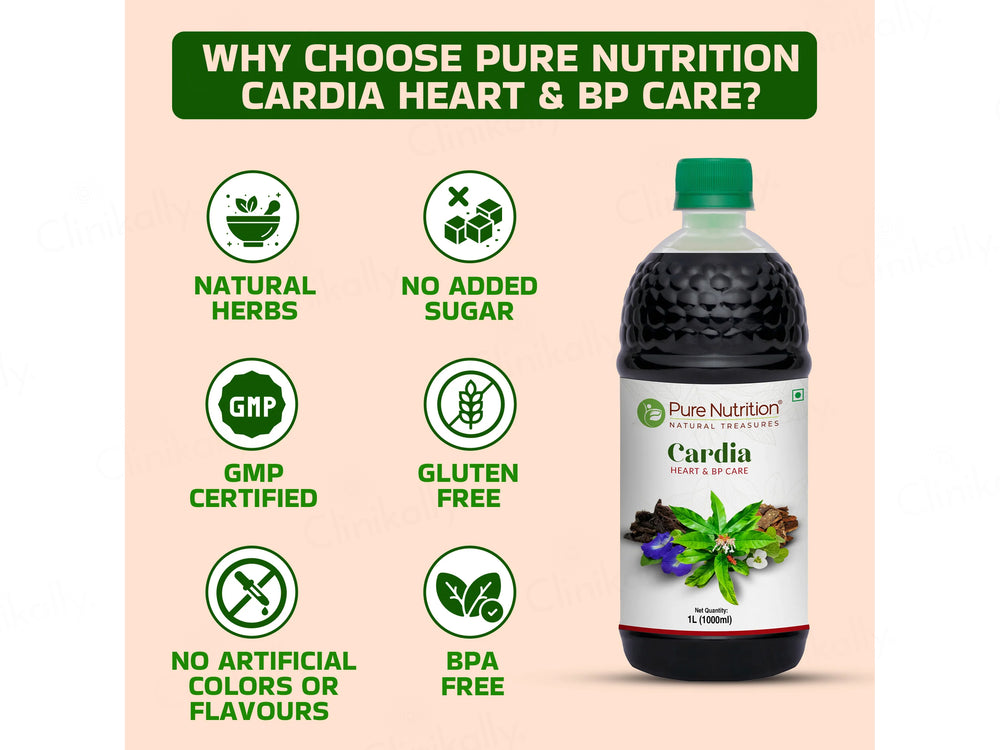 Pure Nutrition Cardia Heart & BP Care Juice
