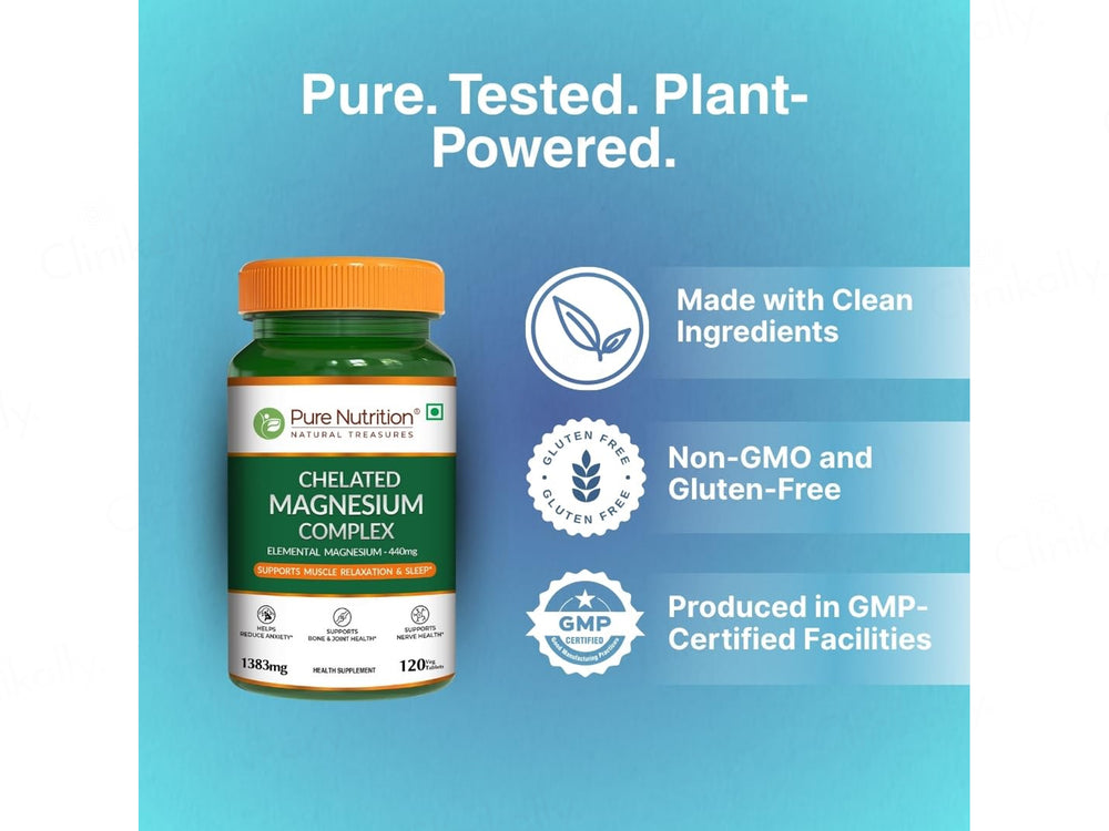 Pure Nutrition Chelated Magnesium Complex Veg Tablet