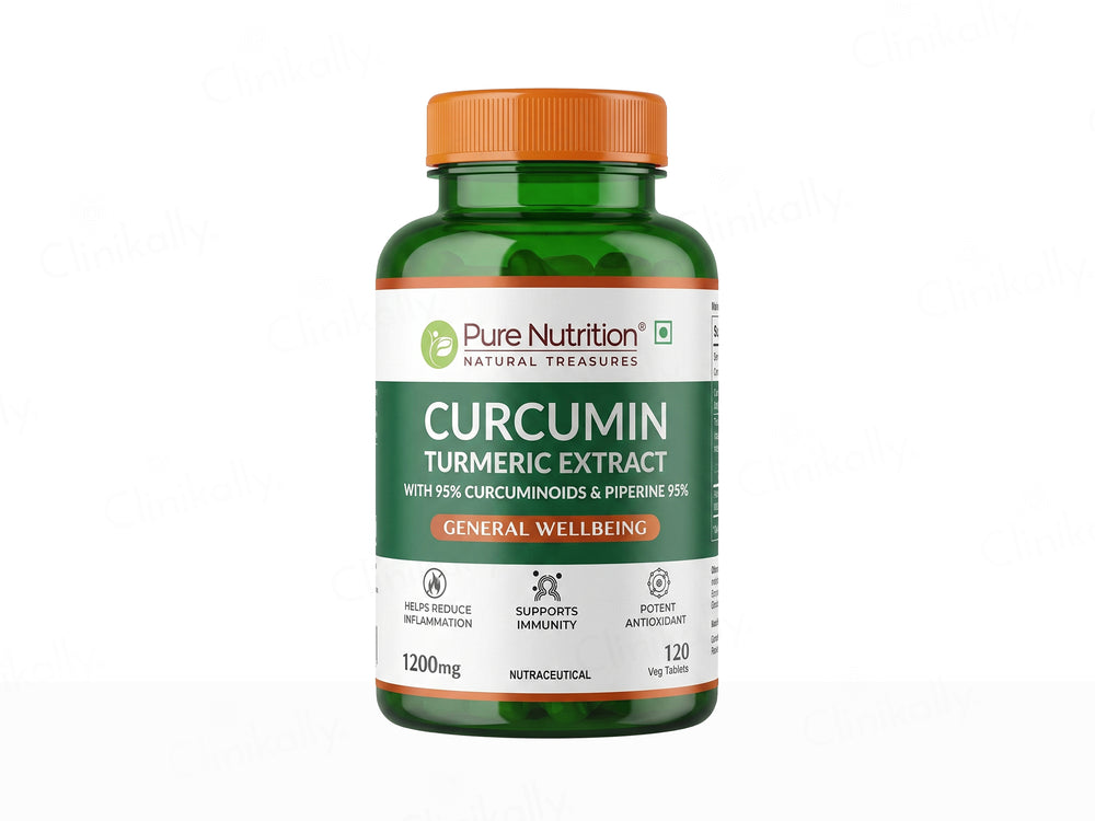 Pure Nutrition Curcumin Turmeric Extract 1200mg Veg Tablet