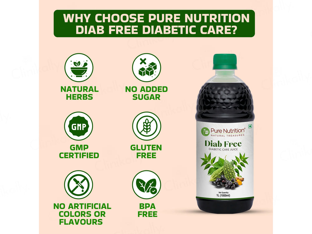 Pure Nutrition Diab Free Diabetic Care Juice