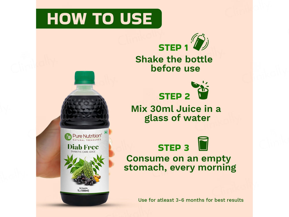 Pure Nutrition Diab Free Diabetic Care Juice