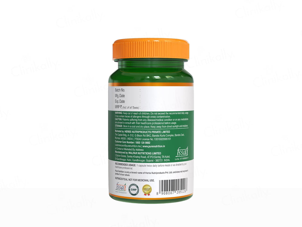 Pure Nutrition Garcinia Cambogia 700mg Veg Capsule
