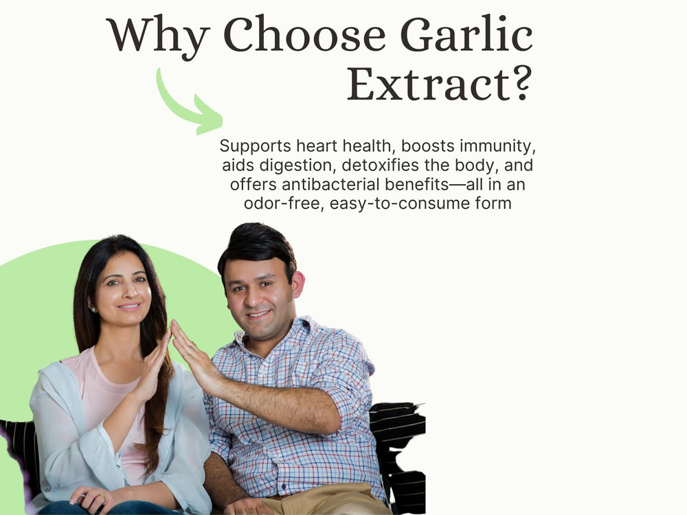 Pure Nutrition Garlic Extract (1:15) Allicin 500mg Veg Capsule