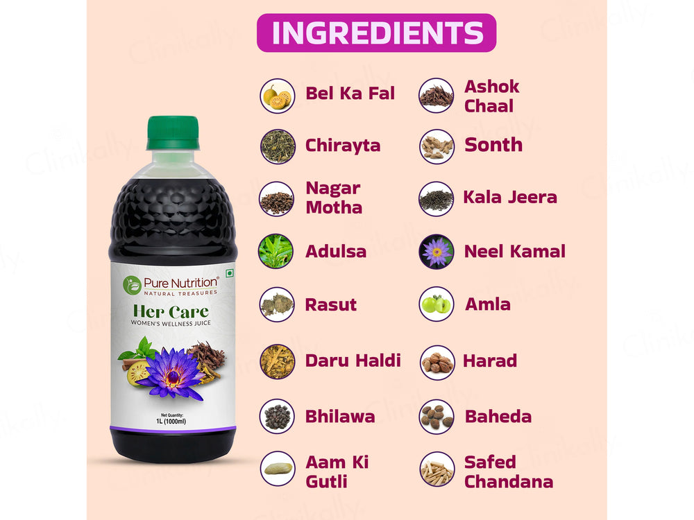 Pure Nutrition Her Care Women's Wellness Juice