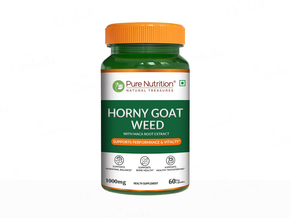 Pure Nutrition Horny Goat Weed 1000mg Veg Capsule