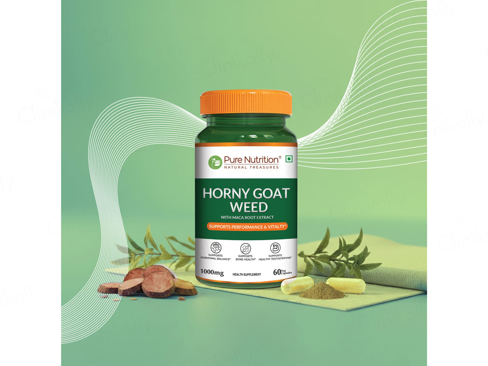 Pure Nutrition Horny Goat Weed 1000mg Veg Capsule