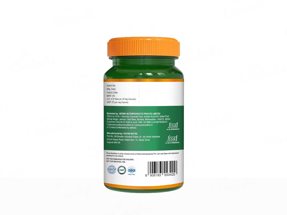 Pure Nutrition Hyaluronic Acid 200mg Veg Capsule