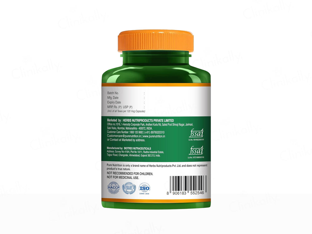 Pure Nutrition L-Glycine 500mg Veg Capsule