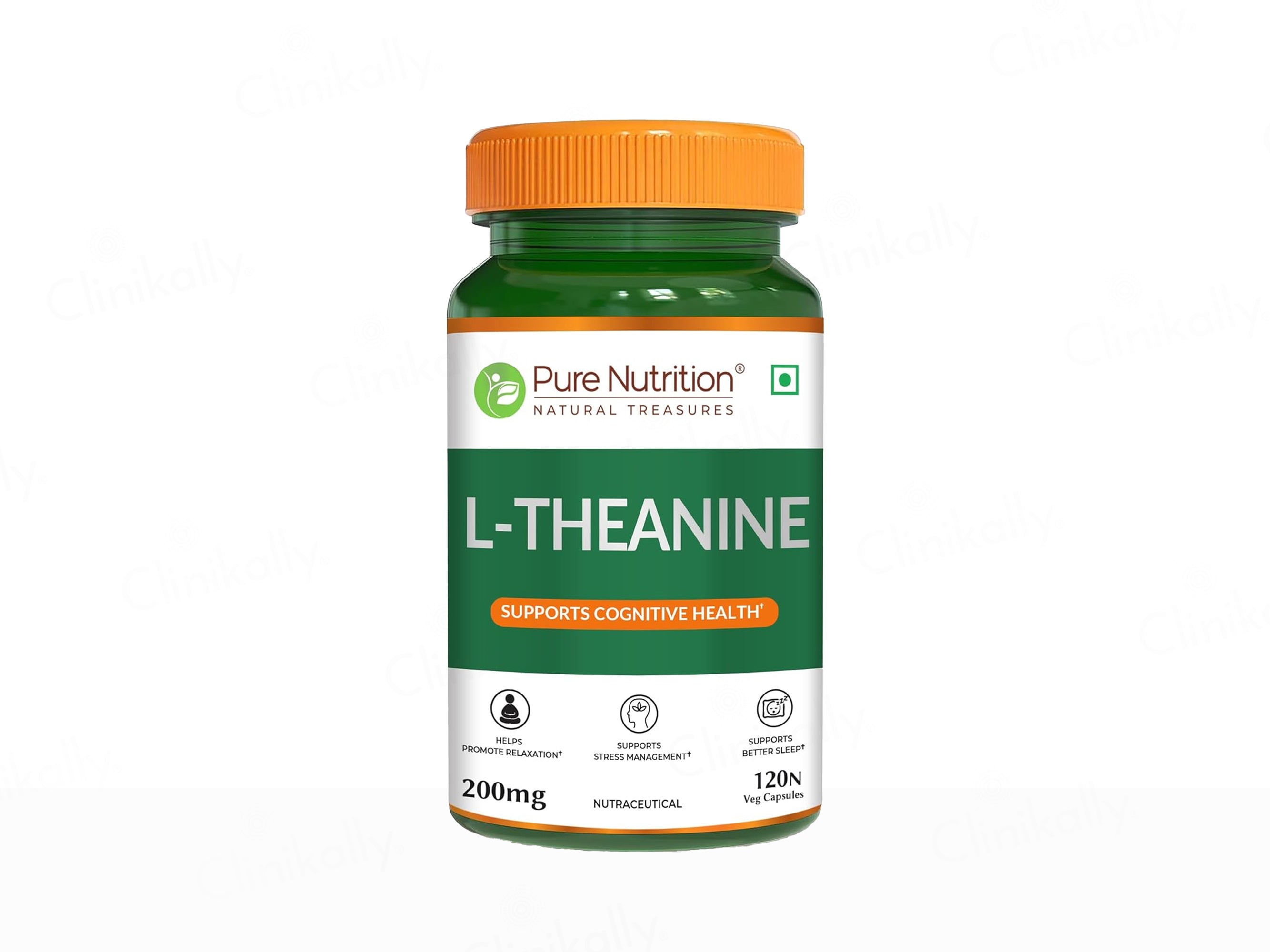 Pure Nutrition L-Theanine 200mg Veg Capsule