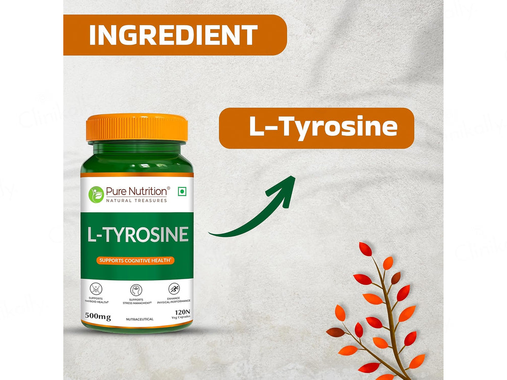 Pure Nutrition L-Tyrosine 500mg Veg Capsule
