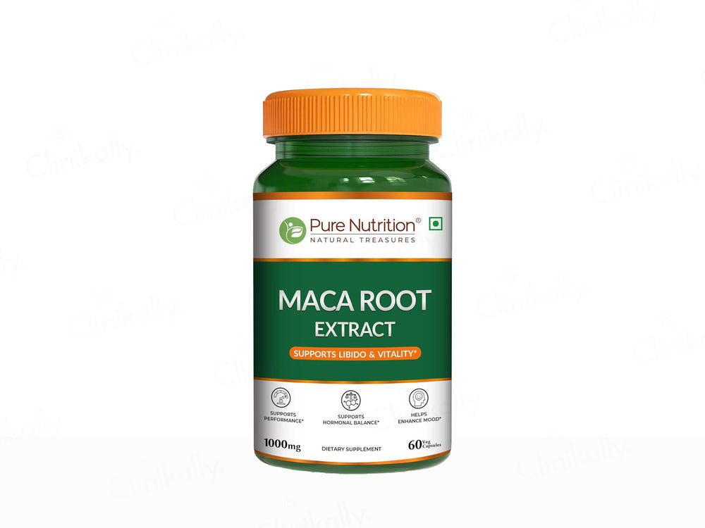 Pure Nutrition Maca Root Veg Extract 1000mg Capsule
