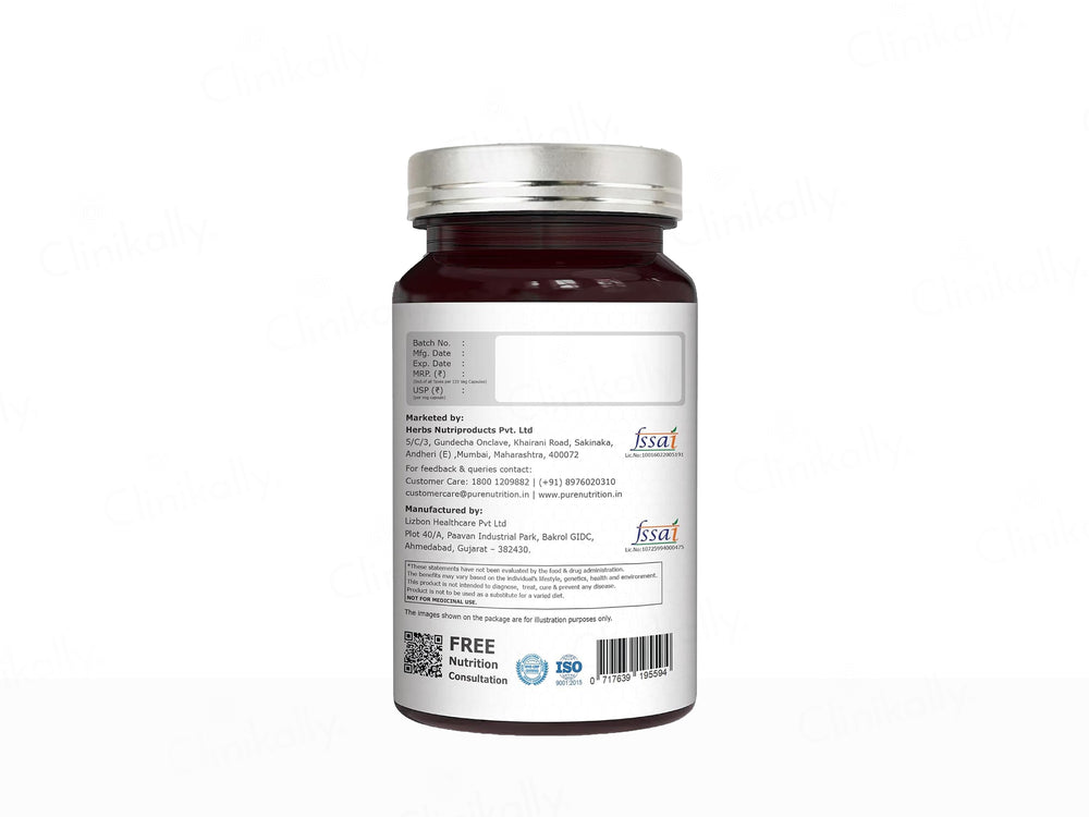 Pure Nutrition Mag 9 Pro Magnesium 2222mg Veg Capsule