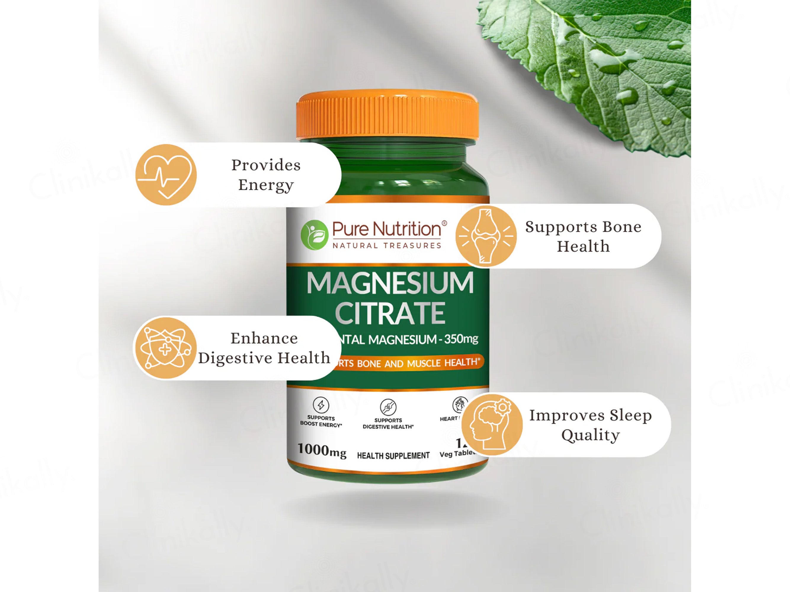 Pure Nutrition Magnesium Citrate Veg Tablet