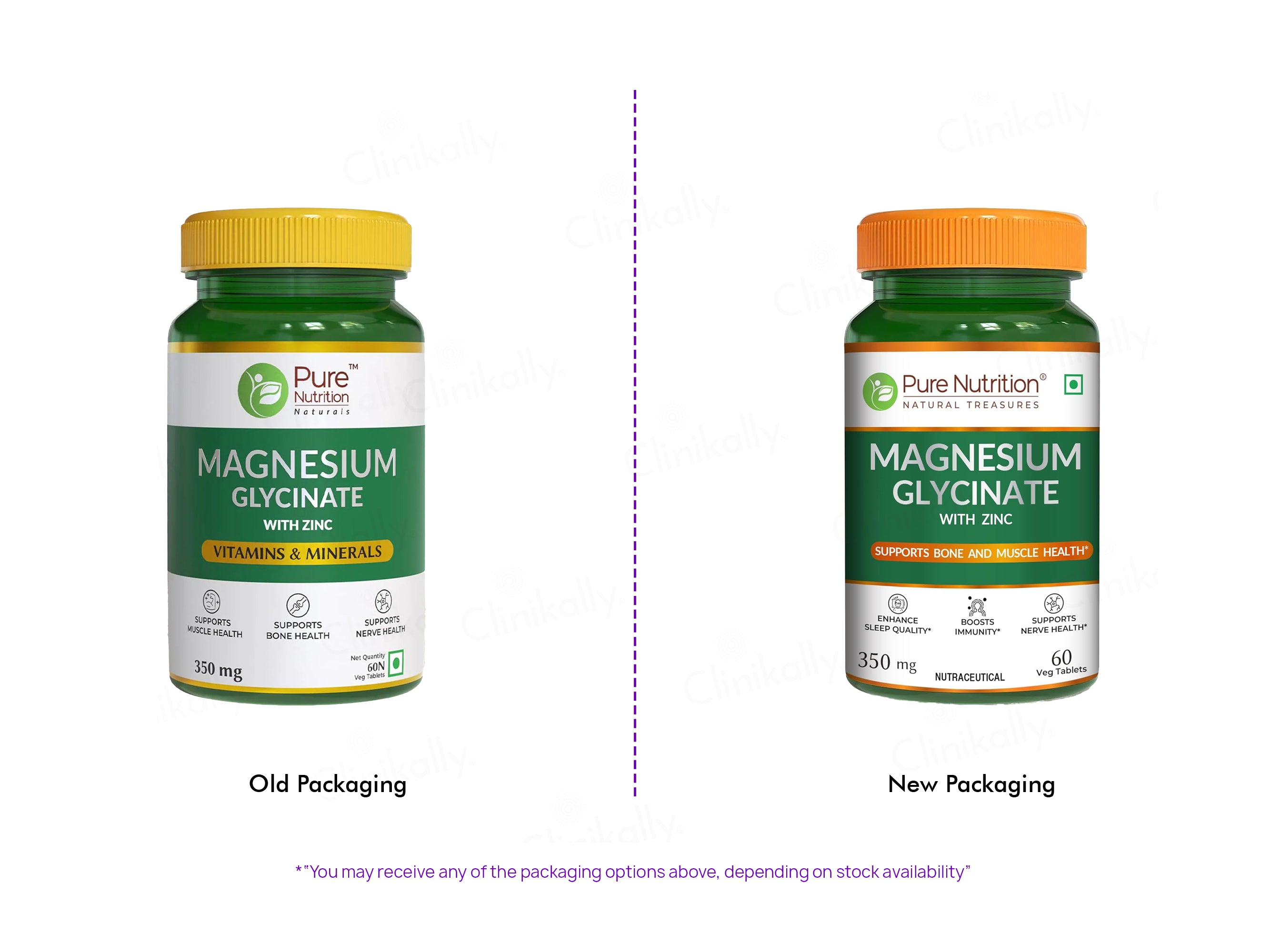 Pure Nutrition Magnesium Glycinate With Zinc Veg Tablet