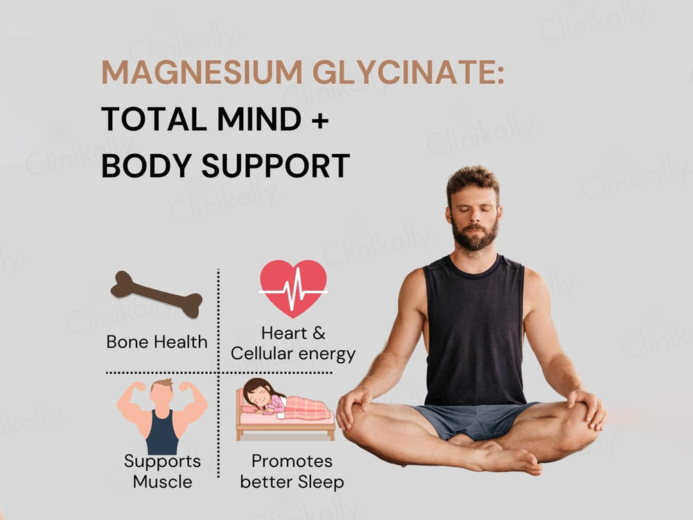 Pure Nutrition Magnesium Glycinate With Zinc Veg Tablet