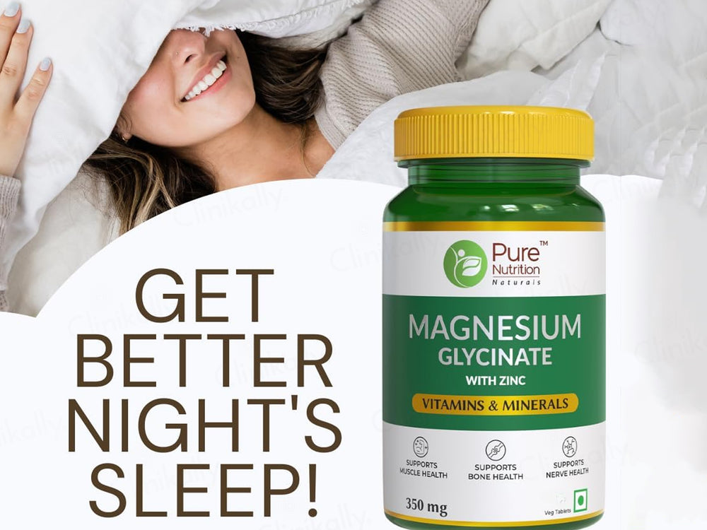 Pure Nutrition Magnesium Glycinate With Zinc Veg Tablet