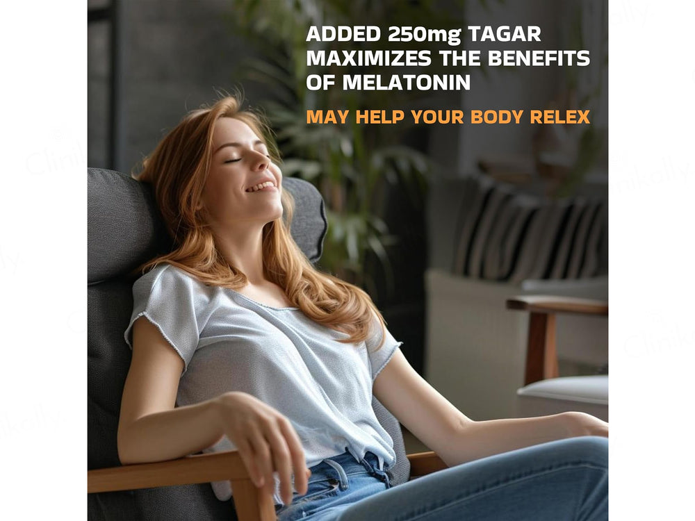 Pure Nutrition Melatonin 10mg + Tagar 250mg & Chamomile Sleep Tablet