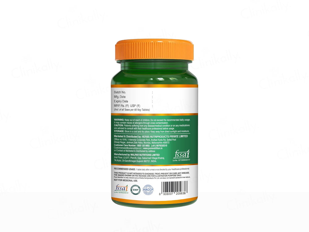 Pure Nutrition Multivitamin Veg Tablet For Men