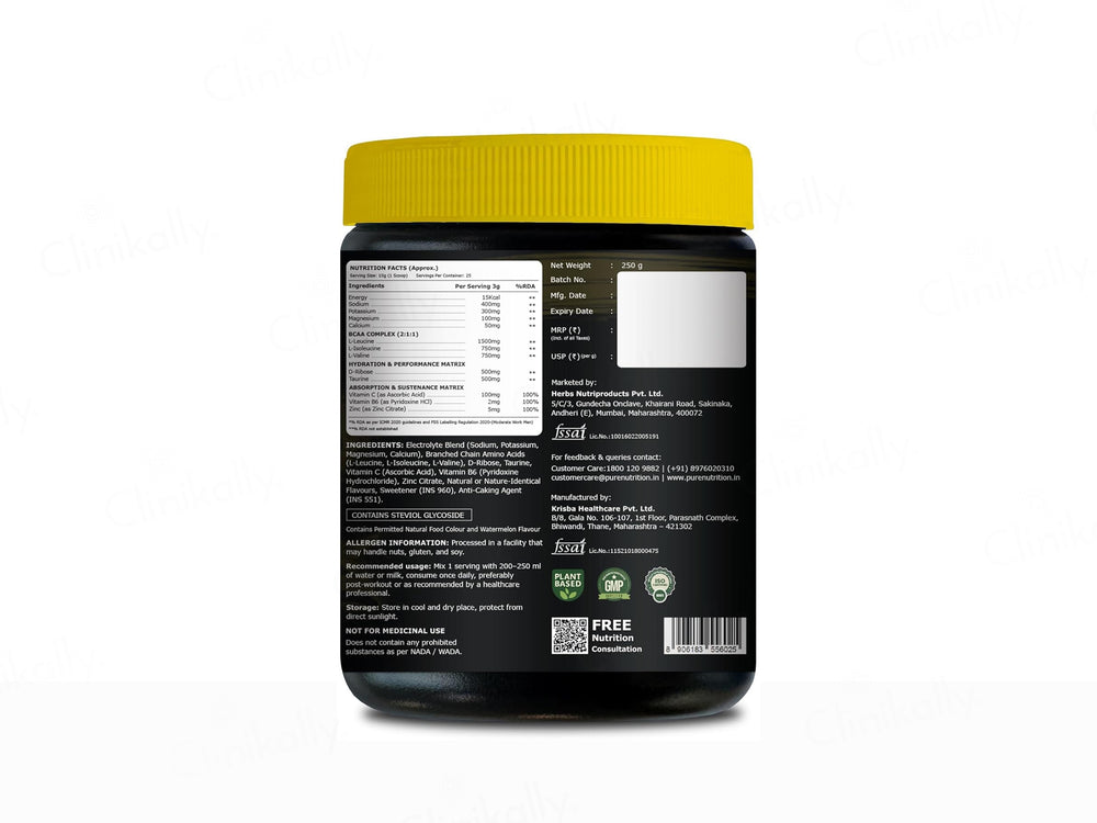 Pure Nutrition NXTShift BCAA Nutraceutical Powder
