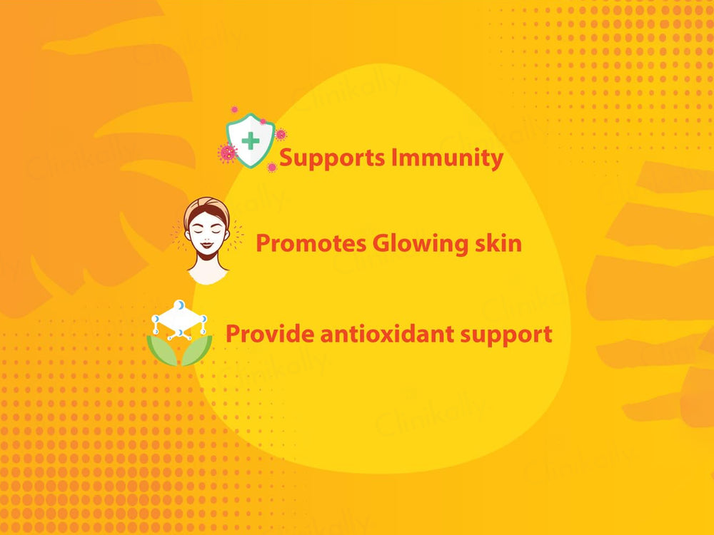 Pure Nutrition Natural Vitamin C With Amla & Zinc Effervescent Tablet - Orange Flavour