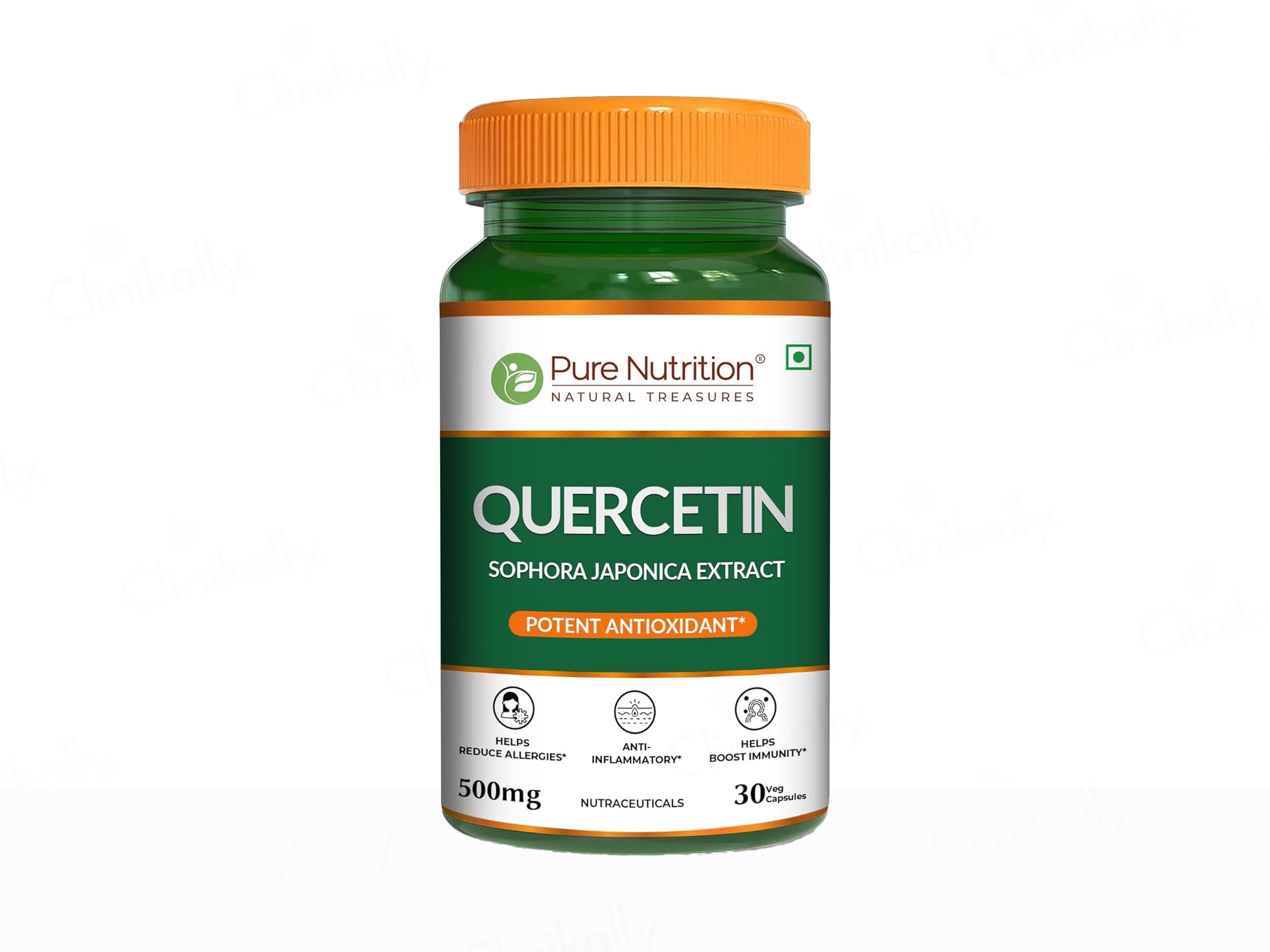 Pure Nutrition Quercetin 500mg Veg Capsule