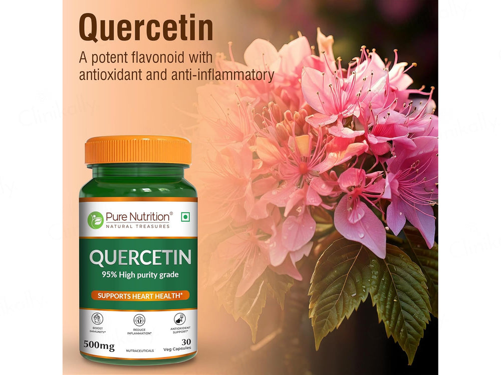 Pure Nutrition Quercetin 500mg Veg Capsule