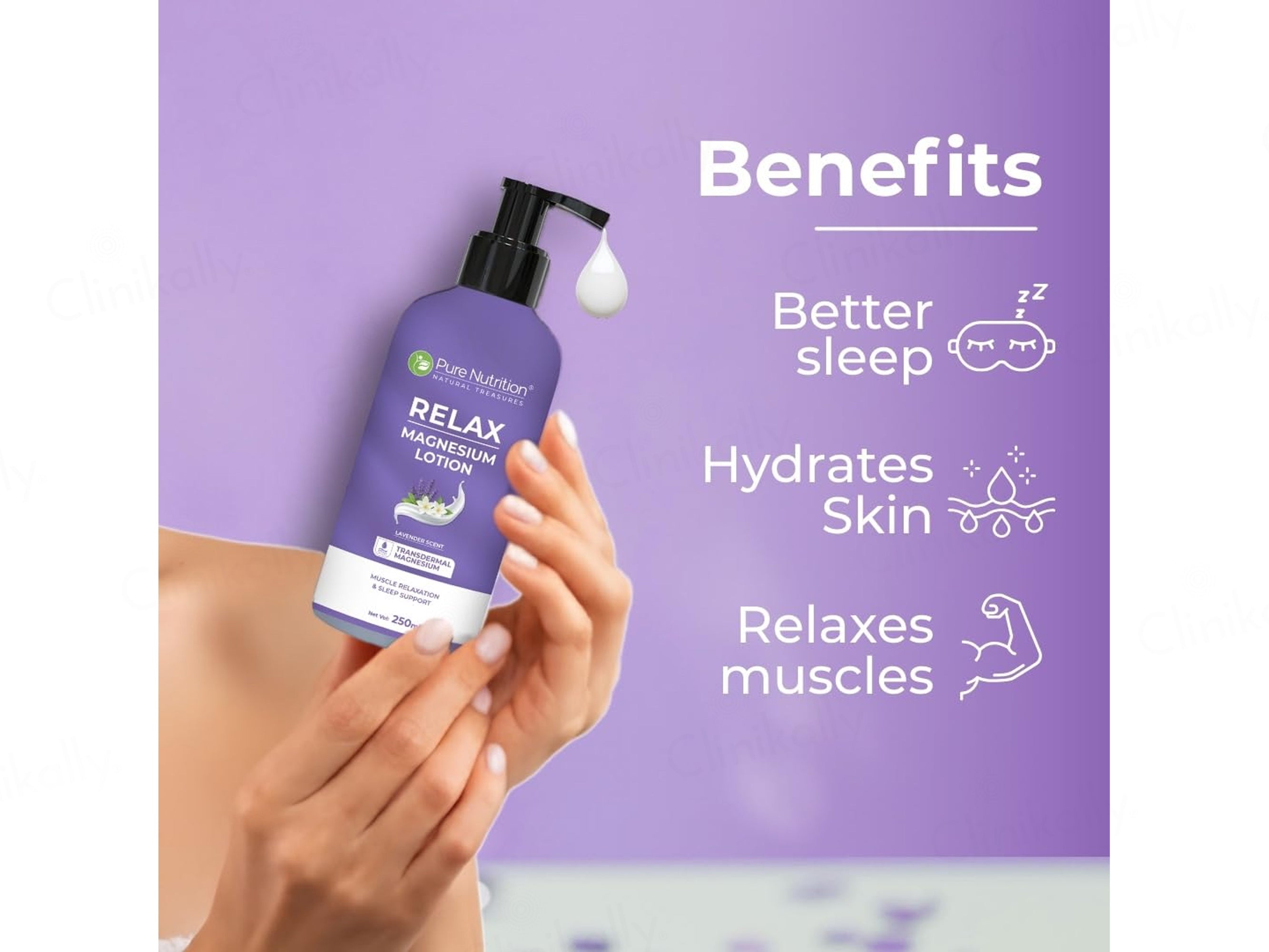 Pure Nutrition Relax Magnesium Lotion - Lavender Scent