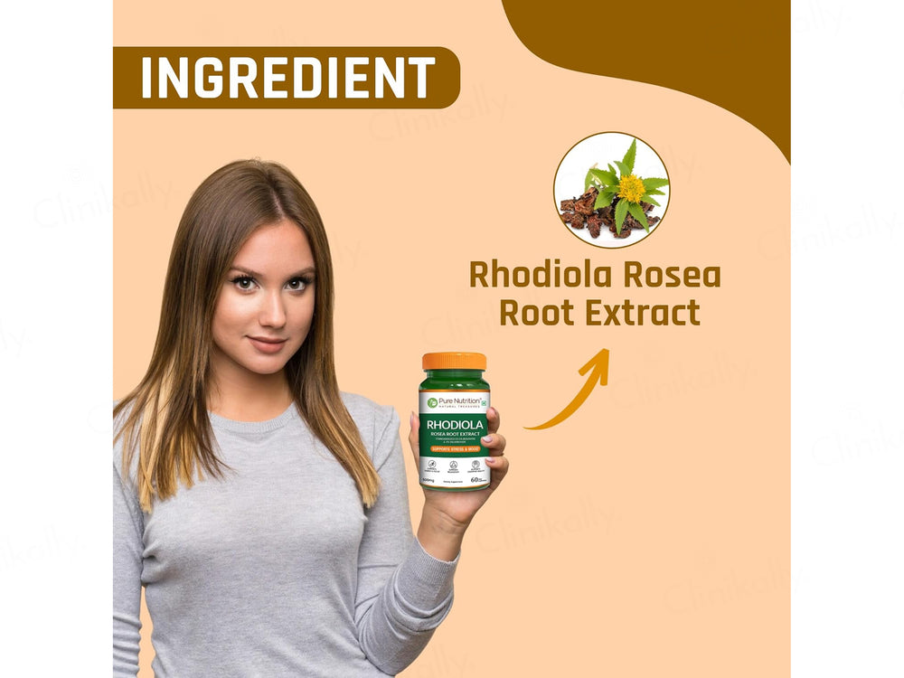 Pure Nutrition Rhodiola Rosea Root Extract Veg Capsule